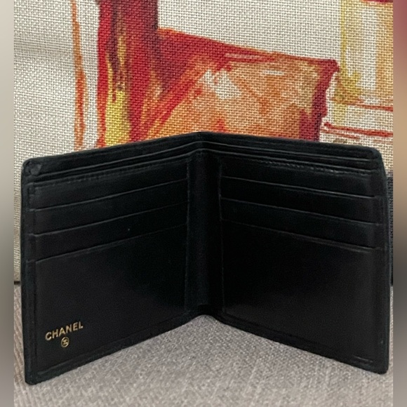 ⭐️COA⭐️CHANEL Diamond Stitch Bifold Wallet⭐️UNiSEX⭐️STUNNING⭐️💯AuThEnTiC - Picture 4 of 11